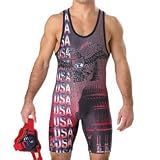 Cliff Keen USA Capitol Sublimated Wrestling Singlet