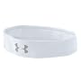 UNDER ARMOUR Adult Heatgear Headband,WHITE,ADULT
