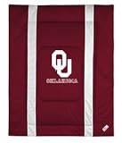 Oklahoma Sooners Sideline Jersey Bed Comforter NCAA