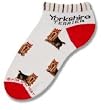 For Bare Feet Pair of Yorkshire (Yorkie) Short Socks - Great Gift for Dog Lover