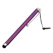 Ikross Universal Purple Stainless Steel Touch Screen Stylus with 3.5mm Adapter Plug - Retail Packaging