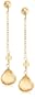 14k Yellow Gold Citrine Briolette Drop Earrings