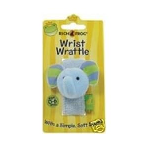 Wrist Wrattle Blue Elephant Rattle