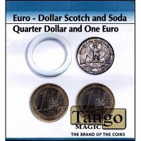 Euro-Dollar Scotch And Soda (Quarter Dollar and 1 Euro) by Tango Magic