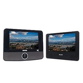 Click here to buy 7 Philips PET726 Widescreen Portable DVD Player w Additional LCD Screen (White) .