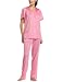 Vanity Fair Women's Colortura Short Sleeve Pajama,Perfumed Rose,1x
