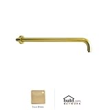Rohl 1455/20IB Inca Brass Shower 20 Shower Arm with 90 Degree Downturn from the Rohl Shower Collect