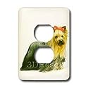 Dogs Yorkshire Terrier - Yorkshire Terrier - Light Switch Covers - 2 plug outlet cover