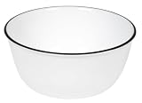 Corelle Livingware 28-Ounce Super Soup/Cereal Bowl, Classic Caf Black