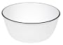 Corelle Livingware 28-Ounce Super Soup/Cereal Bowl, Classic Caf? Black