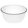 Corelle Livingware 28-Ounce Super Soup/Cereal Bowl, Classic Caf� Black