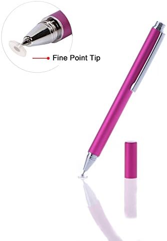 Superclub Stylus Rubber tip Clip for Capacitive Touchscreen Smartphone for iPhone iPad iPhone 6, 5S, Samsung Galaxy S5, S4, LG G3, HTC, Motolora, Sony, Nexus,Blackberry，Nokia and Kindle (Rosy)
