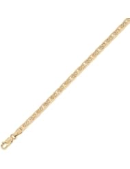 14K Solid Yellow Gold Valentino Star DC Bracelet 4.3mm (5/32 in.) - 8 in.