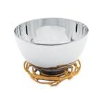 Michael Aram Gilded Twig Steel Nut Dish