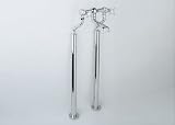 Leg Tub Set by Rohl - U3526X in Polished Chrome
