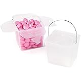 Oriental Clear Frosted Takeout Boxes (1 dz) by Fun Express