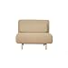 Baxton Studio Cirillo Convertible Chair/Daybed, Cream