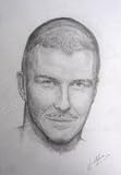 Beckham, Drawing by Leevon Avagyan, Original