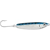 Luhr Jensen Crippled Herring Lure, Nickel/Neon Blue Back, 3-Inch