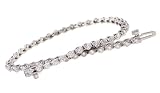 14K White Gold Diamond Tennis Bracelet, 2.00 CTW