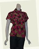 COREY LYNN CALTER Jodie Ruched Silk Top