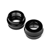 D8 BIG BORE SHOCK BOTTOM CAP BLACK 2PC by Hot Bodies