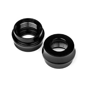 D8 BIG BORE SHOCK BOTTOM CAP BLACK 2PC from Hot Bodies Shocks
