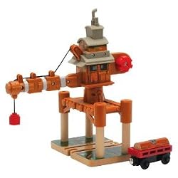 THOMAS THE TANK WOODEN TRAIN: OL WHEEZY CRANE