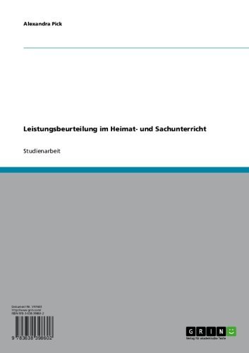 Leistungsbeurteilung im Heimat- und Sachunterricht (German Edition)