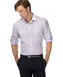 Kenneth Cole - Kenneth Cole Contrast Collar Dress Shirt