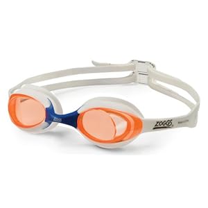 Zoggs Kids Lil Optima Googles (White/Orange)