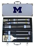Michigan Wolverines Barbecue Set, 8 Piece Set with Storage Case