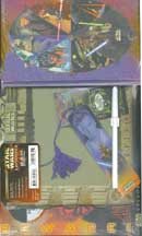 Star Wars Episode 1 Desk Collector's Pack - Memo Wipe-off Board with Pen - Ruled Journal - Doorknob Hanger - Tasselled Bookmark - Three Wallet Cards