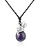 Just Cavalli Boule - Halskette mit Tropfenanhänger Amethyst