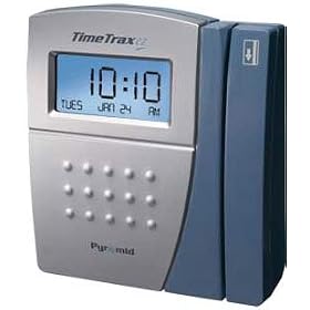Time Attendance System,25 Bdgs,50'Cable,Software,Silver Blue, Sold as 1 each by Pyramid Technologies, Inc.