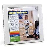 Four Paws Products Plastic Mesh Safety Gate 26-42 Inch - 57130