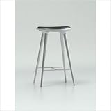 Ethical Living High Stool Color: Black Hard Wood