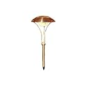 Mr. Light 44318-C 21 inch Copper Plated Mushroom Shaped Solar Garden Stake