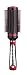 Infiniti by Conair Retractable Bristle Round Brush (colors may vary)