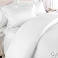 6pc 1200 Series QUEEN Bed Sheet Set Microfiber, Deep Pocket, SNOW WHITE
