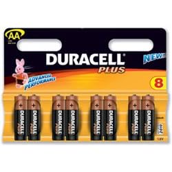 Duracell Plus Battery Alkaline 1.5V AA Ref MN1500B8 [Pack 8]