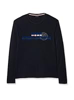 Napapijri Camiseta Manga Larga Santeri (Azul Marino)