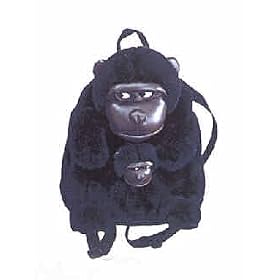 Plush Gorilla with Baby Backpack 16