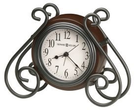 Diane Metal and Wood Alarm Clock