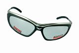 SAFETY GLASSES THUNDER UV400 SMOKE LENS EYEWEAR ANSI Z87.1 METAL FRAME EYE PROTECTION