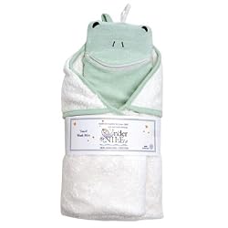 Organic Cotton Hooded Towe & Washclothl - Frog