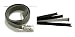 Military Web Color Belt with Plain English Letter Silver Buckle available in 4 colors and 4 sizes