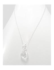 Infinity Necklace In 92.5 Sterling Silver