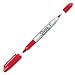 Sharpie Twin Tip Fine Point and Ultra Fine Point Permanent Markers, Red, 12 Markers (32002)