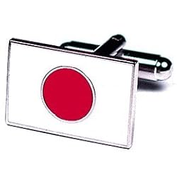 Japanese Flag Cufflinks